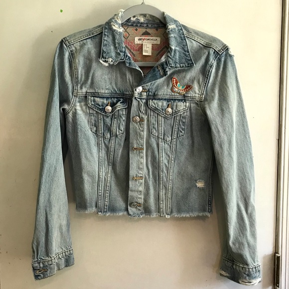 h&m coachella denim jacket
